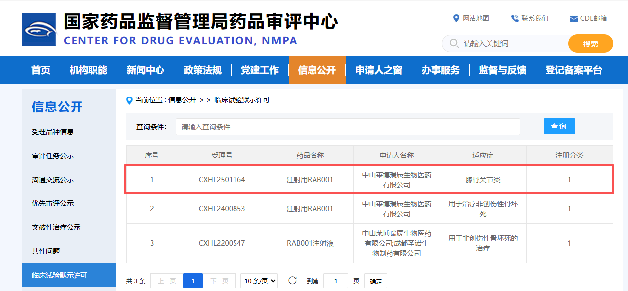 ：兀±巢┤鸪焦窃偕乱㏑AB001获批又一IND，正式拓展至骨关节炎领域